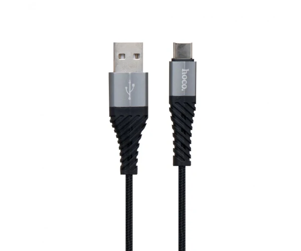 Кабель дата USB Hoco X38 Cool Type-C 24А 1 м Black Кабель дата USB Hoco X38 Cool Type-C 24А 1 м Black