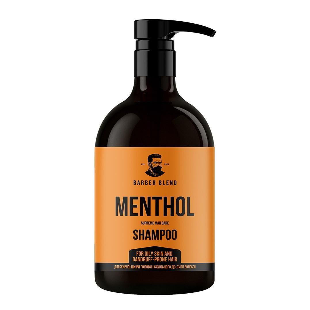 Шампунь для жирной кожи головы и склонных к перхоти волос Barber Blend Menthol для мужчин 500 мл (2846501989)
