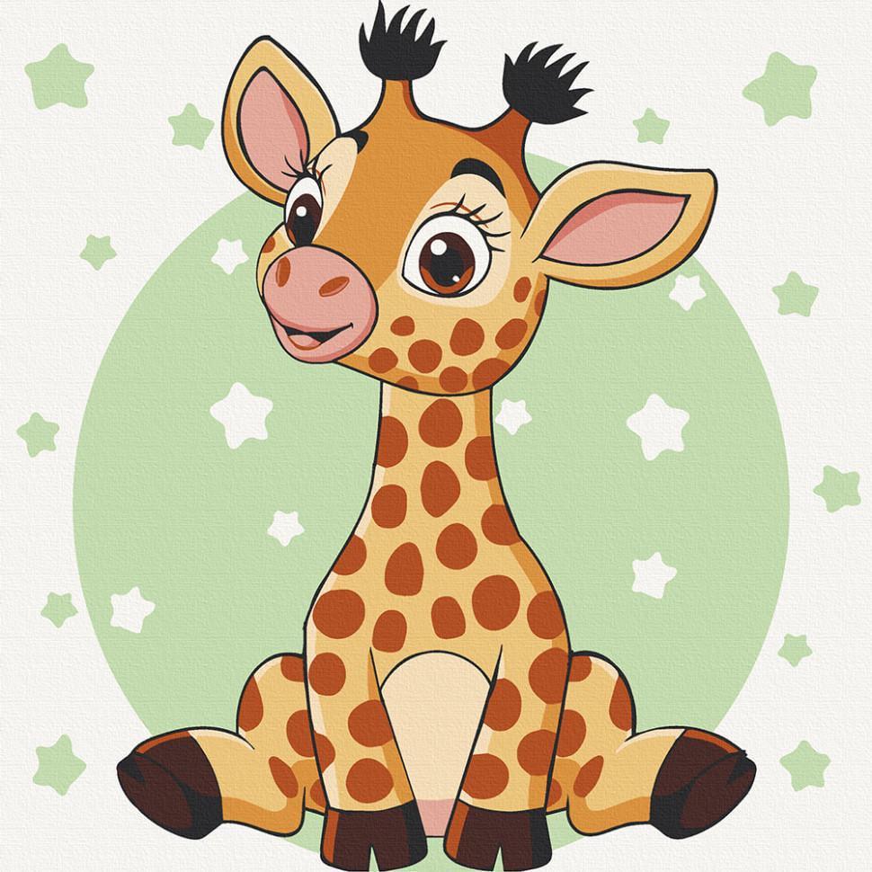 Картина за номерами ART CRAFT Жирафик 15540-AC 30х30 см (RLT20003)