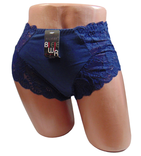 Женские трусики хлопковые Biweier 3010 с кружевом 2XL Синий (1868722059) Женские трусики хлопковые Biweier 3010 с кружевом 2XL Синий (1868722059)