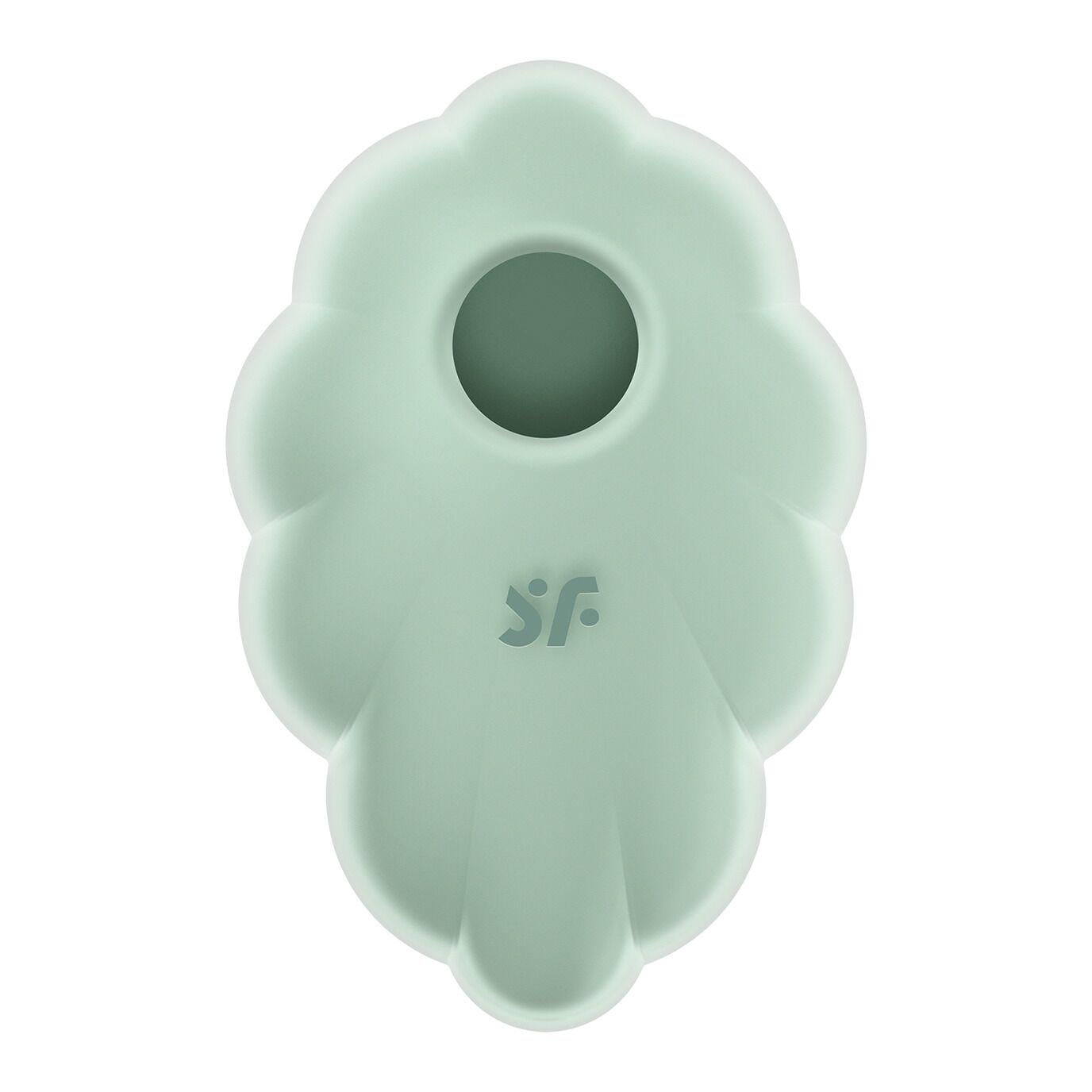 Стимулятор вакуумный Satisfyer с вибрацией Cloud Dancer Mint