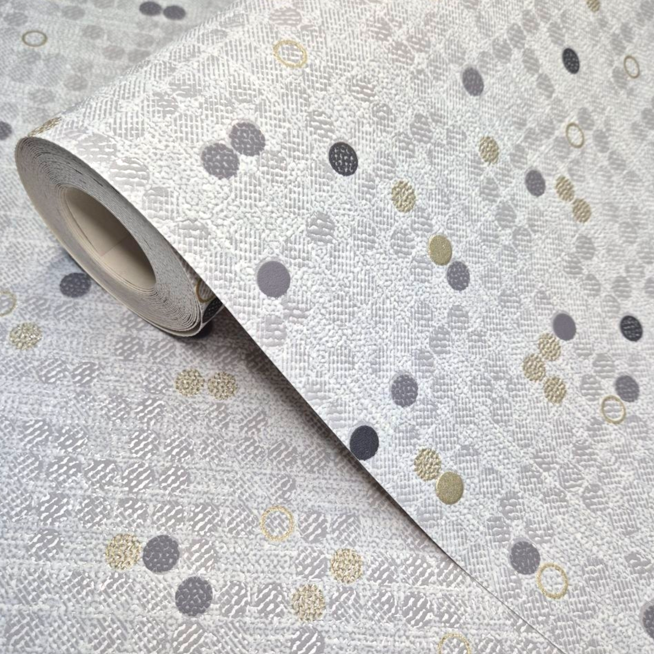 Шпалери вінілові Слов'янські шпалери 9398-10 для вітальні/коридору/кухні/дитячої кімнати 10,05x0,53 м Сірий (2502229493)