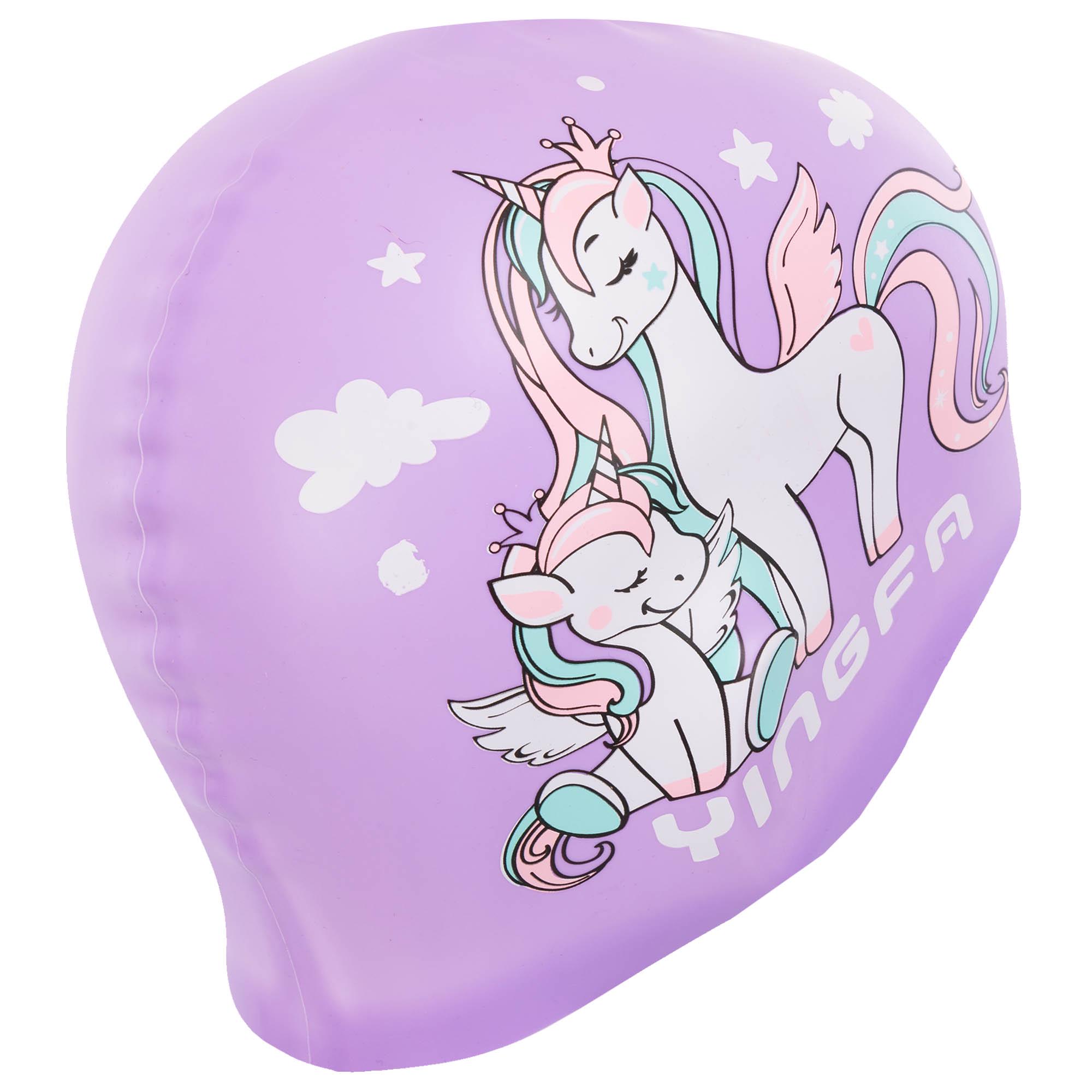 Шапочка для плавання дитяча YINGFA K0012 силіконова Фіолетовий (K0012_Фиолетовый) - фото 2 Шапочка для плавання дитяча YINGFA K0012 силіконова Фіолетовий (K0012_Фиолетовый) - фото 2