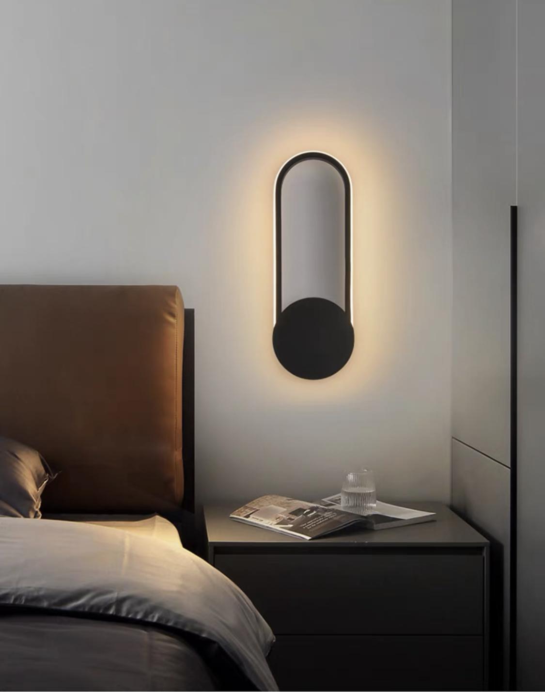 Светильник настенный Cloo Wall Lamp 052727/1 w bk (9318077)