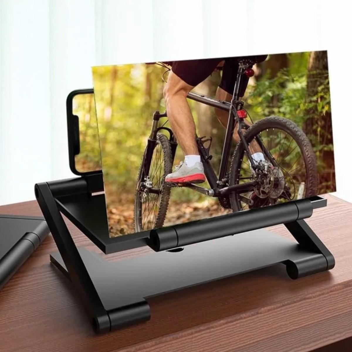 Подставка-увеличитель экрана для телефона 3D Video Amplifier складная регулируемая (7392) - фото 3 Подставка-увеличитель экрана для телефона 3D Video Amplifier складная регулируемая (7392) - фото 3