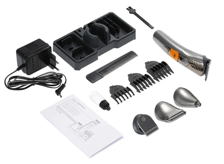 Машинка для стрижки Gemei GM-580 Pro расческа 7в1 (1982732653) - фото 5