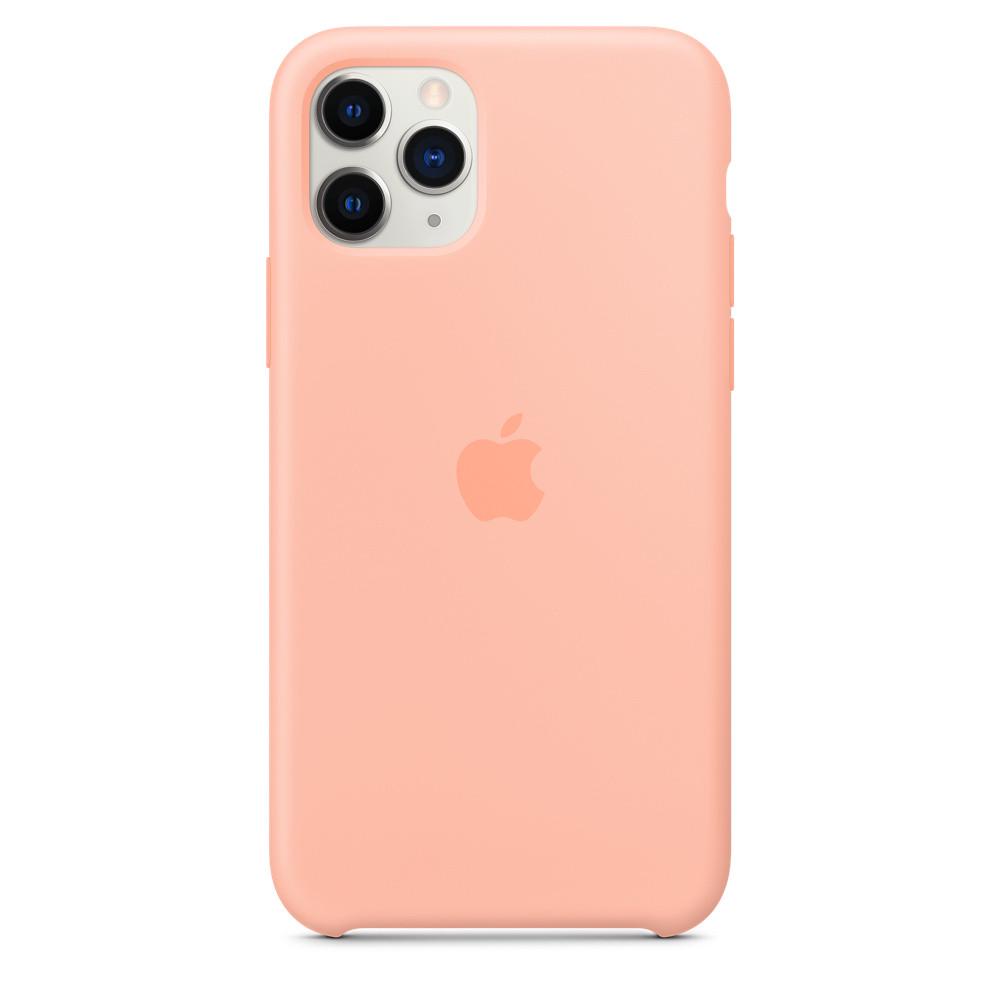 Силиконовый чехол-накладка Apple Silicone Case for iPhone 11 Pro, Grapefruit (HC) - фото 3