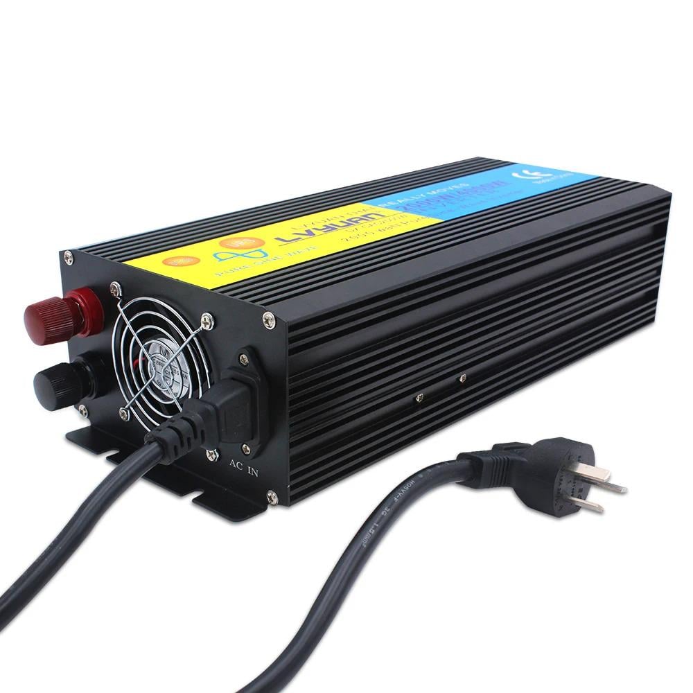 Инвертор с зарядкой ИБП 12 в 220В 4000 Вт чистая синусоида