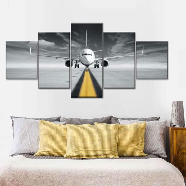 Модульная картина На взлете из пяти частей 162x72 см (M5_L_65)