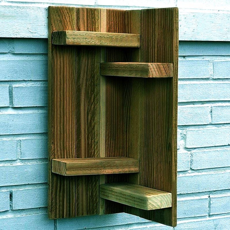 Полка для ванной из дерева Аденау Мускат (ВНП/014407)