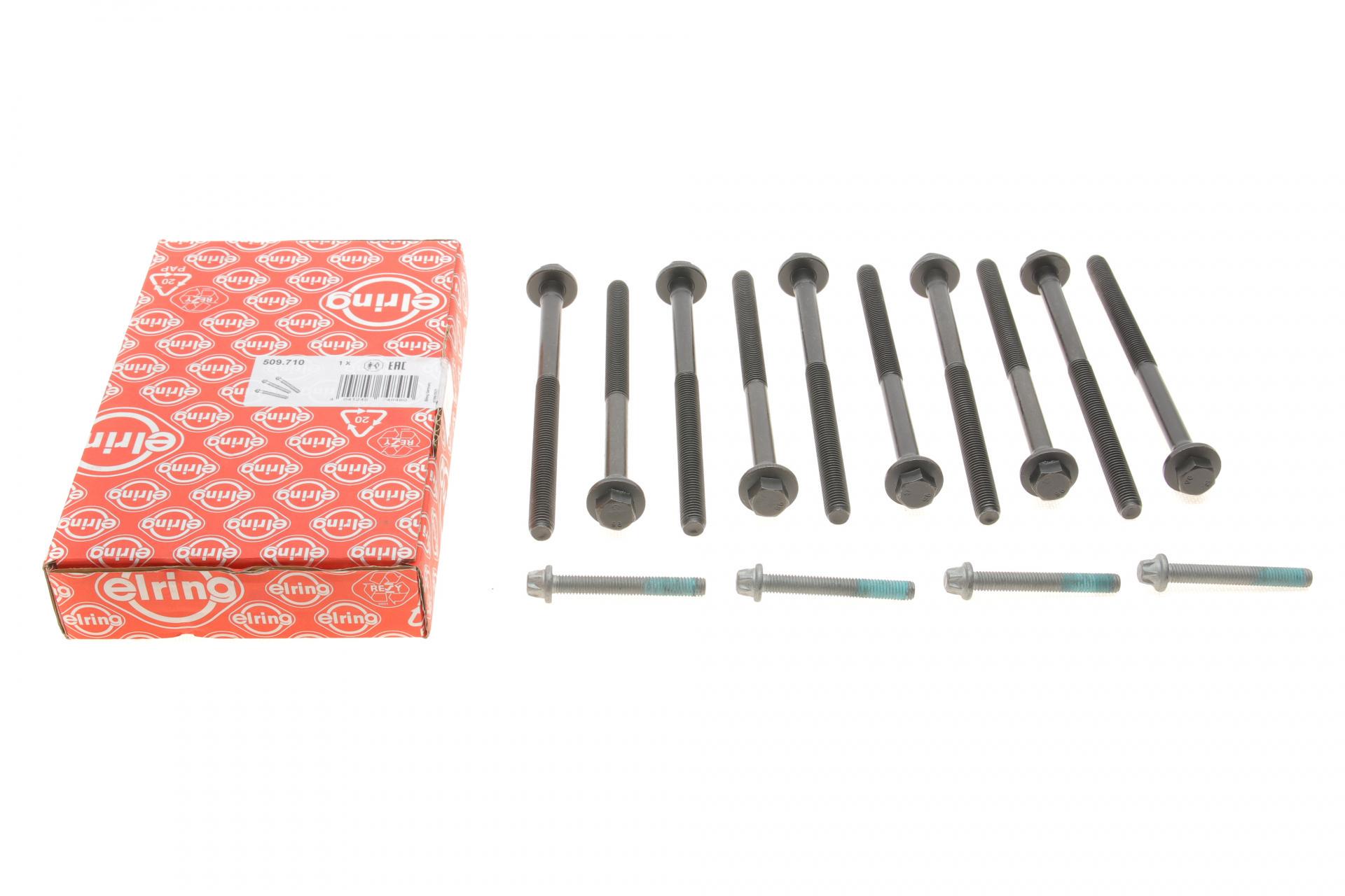 Болты головки ELRING Opel Astra/Zafira/Vectra 2,0/2,2i 00- 14 шт. (509,710)
