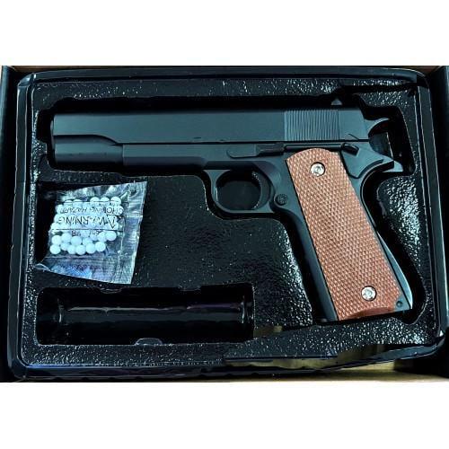 Дитячий іграшковий пістолет Colt M1911 Classic Galaxy G13 на кульках метал-пластик Чорний (RLT23513)