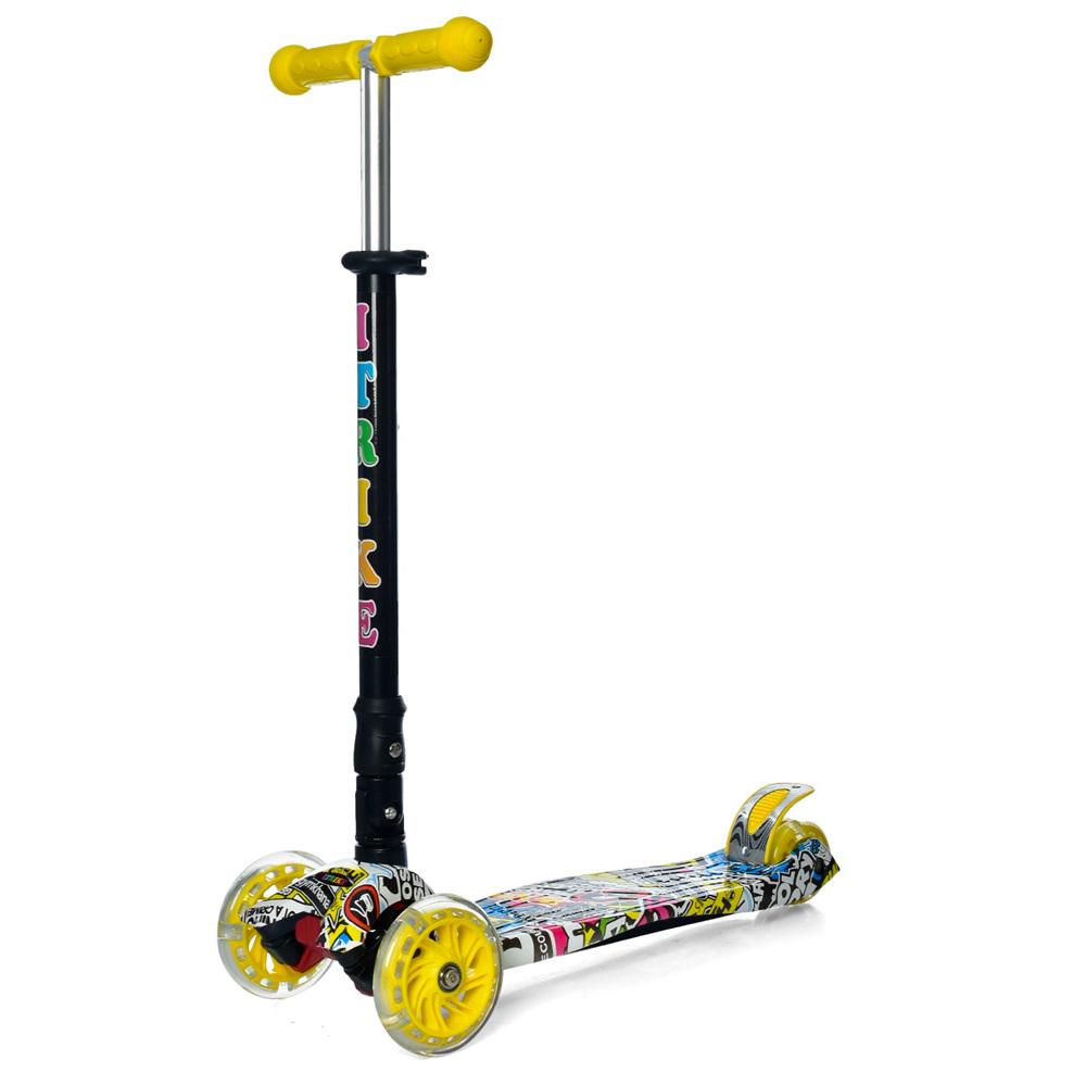 Самокат iTrike JR 3-003-1-WP12 Желтый