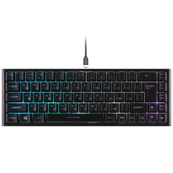 Клавиатура 2E Gaming KG360 RGB 68 Key WL Black (2E-KG360UBK)