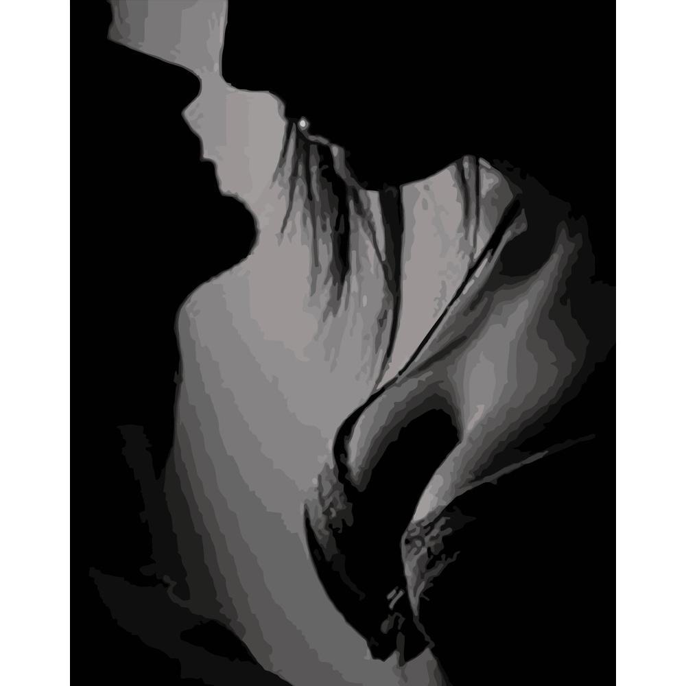 Картина за номерами Strateg Преміум Пристрість на двох 40x50 см (DY027)