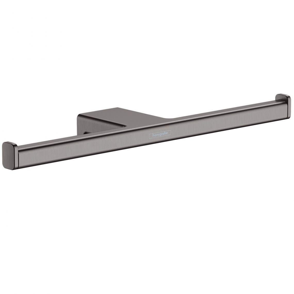 Держатель для туалетной бумаги двойной Hansgrohe AddStoris Brushed Black (41748340)