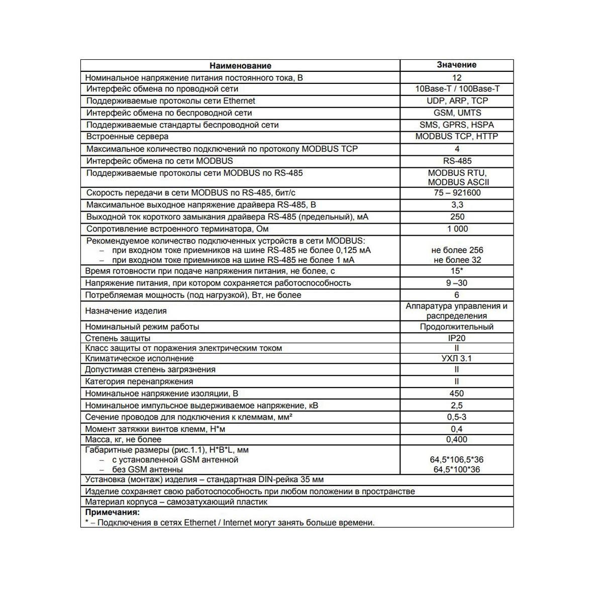 Контролер Web-доступу до управління Modbus Новатек-Електро ЕМ-481 (NTEM48100) - фото 2