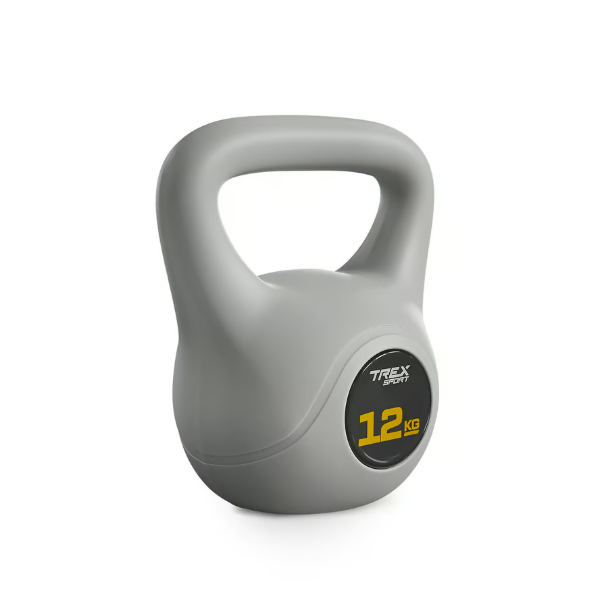 Гиря виниловая TREX Sport TX-012CKB 12 кг Серый (4612) - фото 2 Гиря виниловая TREX Sport TX-012CKB 12 кг Серый (4612) - фото 2