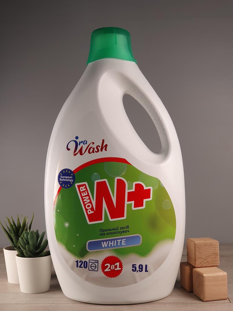 Гель для прання Ira Wash White W + 5,9 л 120 прань (1900227792)