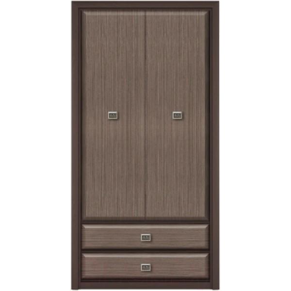 Пенал для гостиной двухдверный Коен Gerbor REG2D2S ДСП/МДФ 1035х565х2005 мм Венге (64ca7e46)