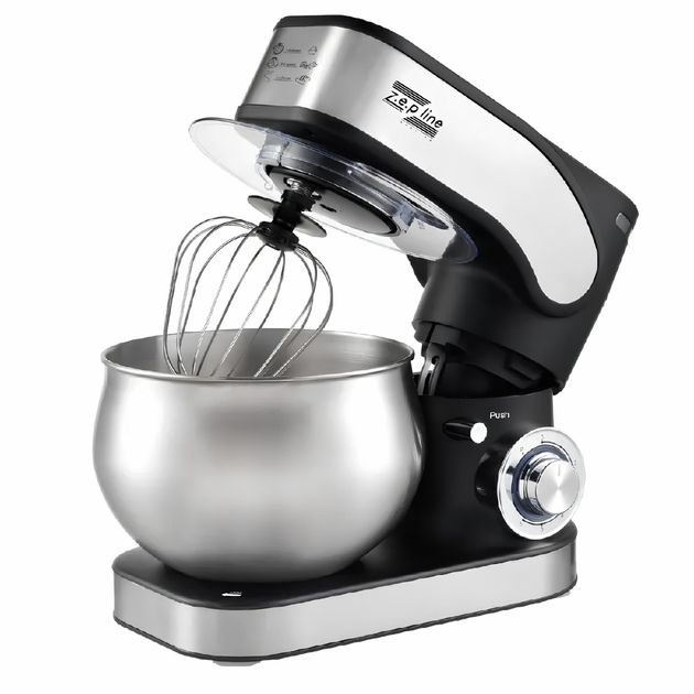 Тістоміс планетарний Zepline ZP-136 3500 Вт 6 л Чорний (GR-04923)