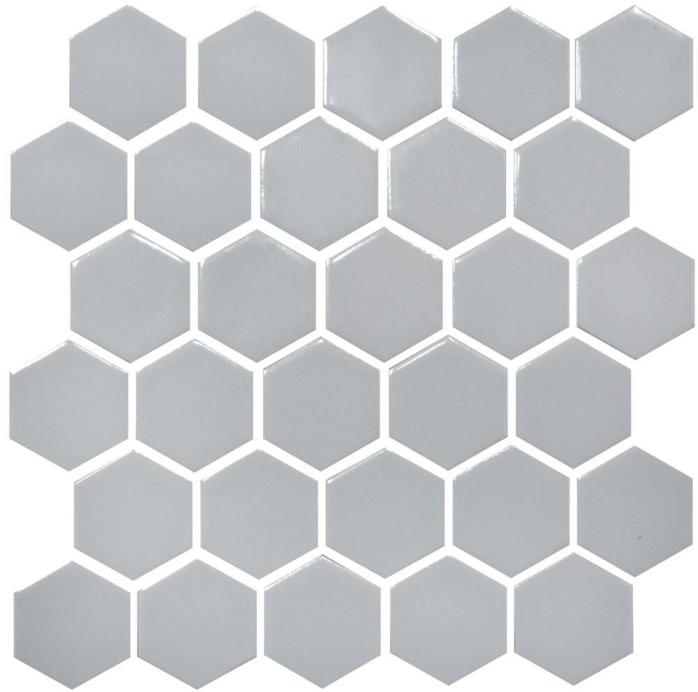 Керамическая мозаика Kotto Ceramica HEXAGON H 6002 295x295x9 мм Gray Silver