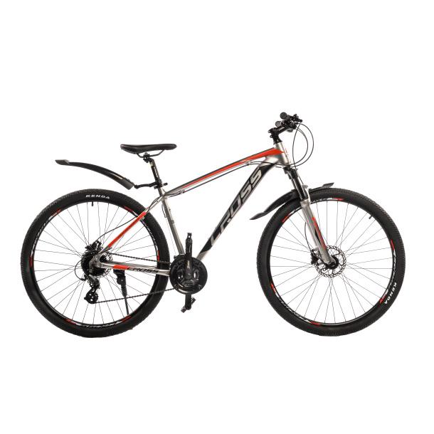 Велосипед Cross Egoist v1.0 2022 29" Серо-красный (29СTA-004361)