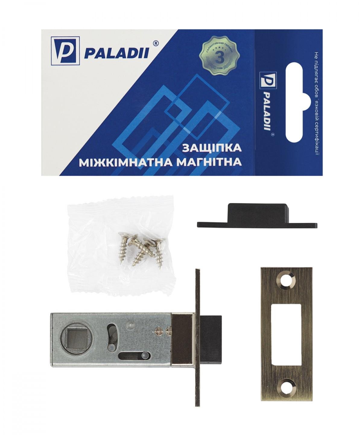 Защелка врезная магнитная Paladii 50 AB Бронзовый (ПМ056) - фото 2 Защелка врезная магнитная Paladii 50 AB Бронзовый (ПМ056) - фото 2
