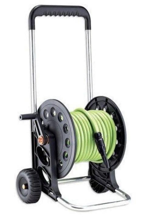 Тележка для поливочного шланга Claber AQUACARRY PRONTO 1/2" 60 м (82010) Тележка для поливочного шланга Claber AQUACARRY PRONTO 1/2" 60 м (82010)