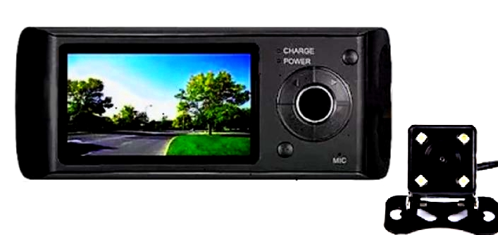 Видеорегистратор автомобильный 3" DVR V7 WiFi с выносной камерой заднего вида Видеорегистратор автомобильный 3" DVR V7 WiFi с выносной камерой заднего вида