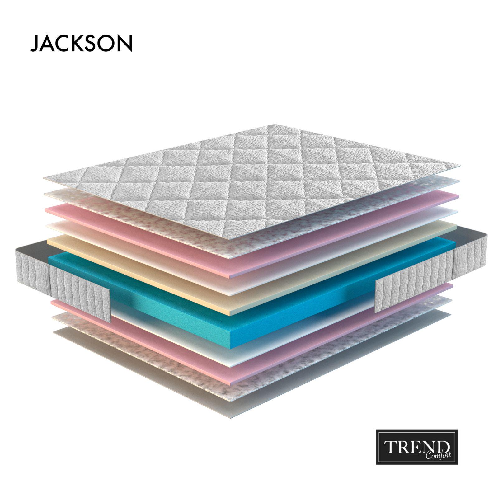 Матрас ортопедический беспружинный OLIMPIA Jackson 160х190/200 см (Jackson160) - фото 3 Матрас ортопедический беспружинный OLIMPIA Jackson 160х190/200 см (Jackson160) - фото 3