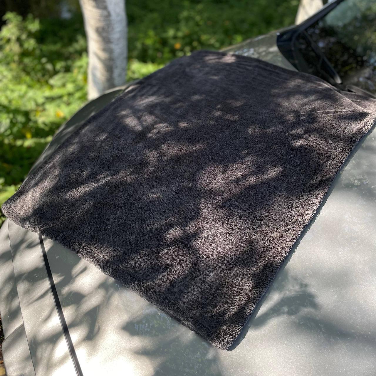 Ганчірка з мікрофібри для сушіння кузова автомобіля мікрофібра двостороння тканина для авто скла рушник 70х90 см Сірий Ганчірка з мікрофібри для сушіння кузова автомобіля мікрофібра двостороння тканина для авто скла рушник 70х90 см Сірий