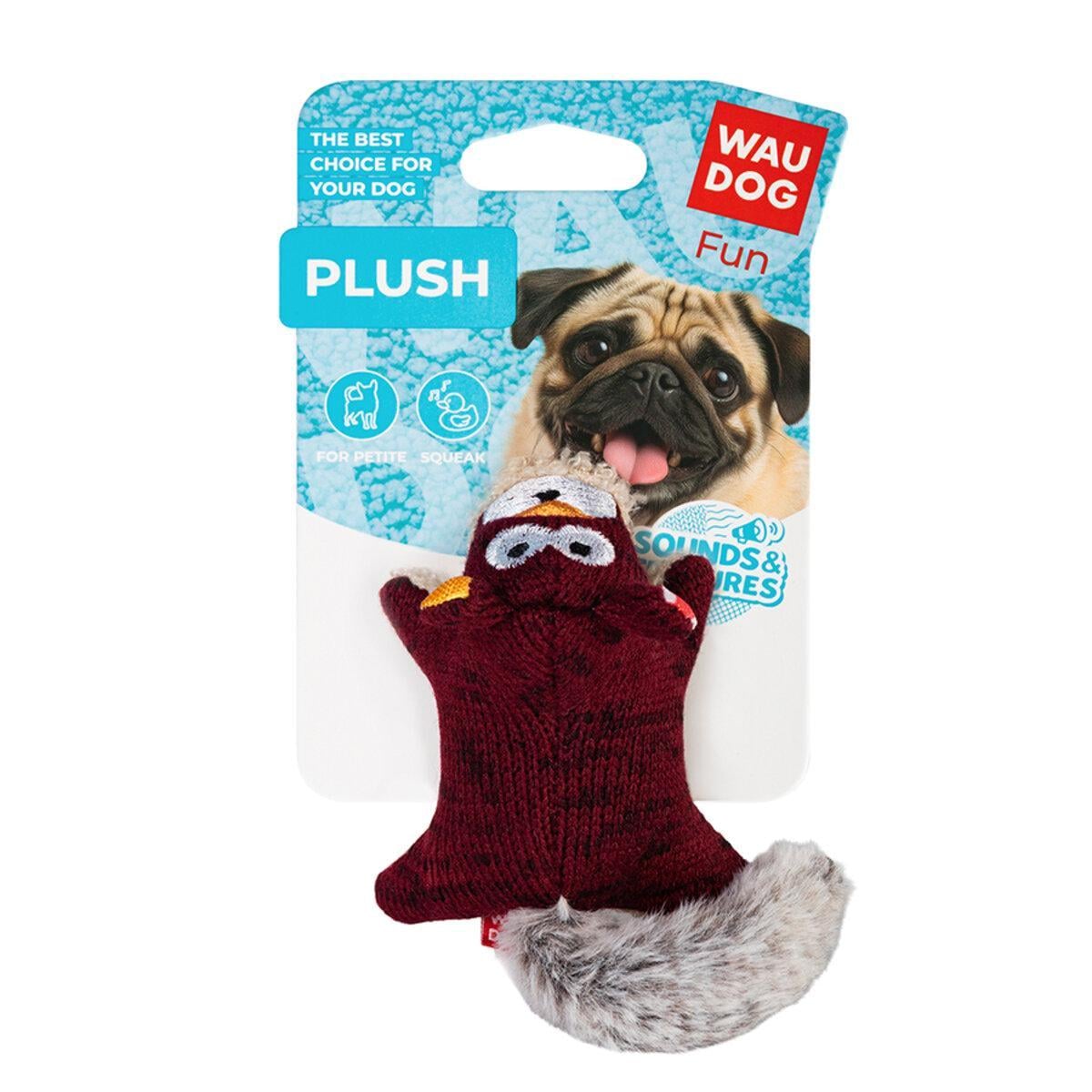 Игрушка для собак WAUDOG Fun Plush Белка трикотаж Ш 4 см Д 9 см S Игрушка для собак WAUDOG Fun Plush Белка трикотаж Ш 4 см Д 9 см S