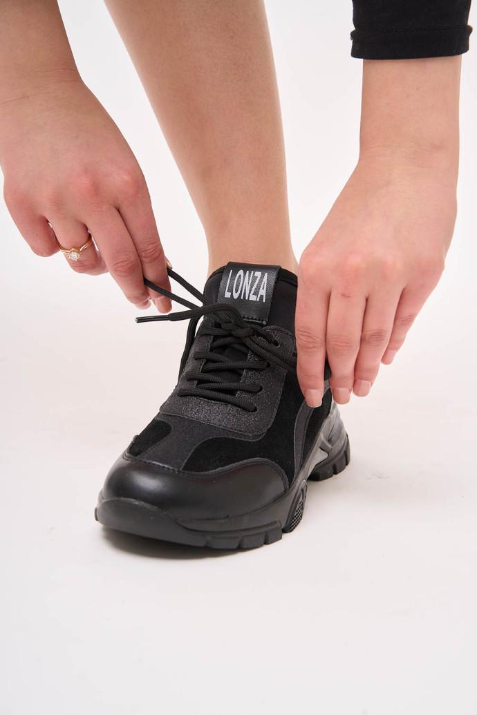 Кросівки жіночі LONZA р. 36 Чорний (174567) - фото 4 Кросівки жіночі LONZA р. 36 Чорний (174567) - фото 4