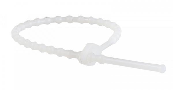 Хомут-стяжка узловой АСКО-Укрем CHS-180KT 180 мм нейлон 6,6 1 шт. Белый (A0150090049)