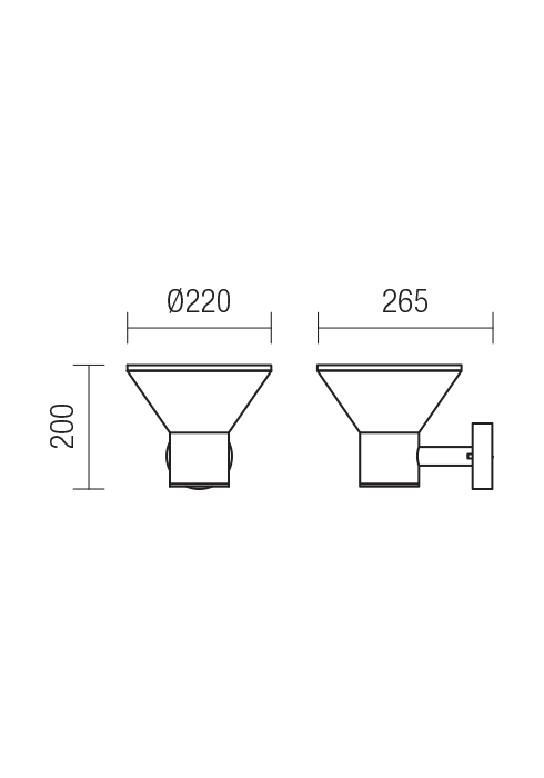 Бра вуличне Redo Wit Ap E27 18 W Ip44 Dg 5.1.1 (9686) - фото 2