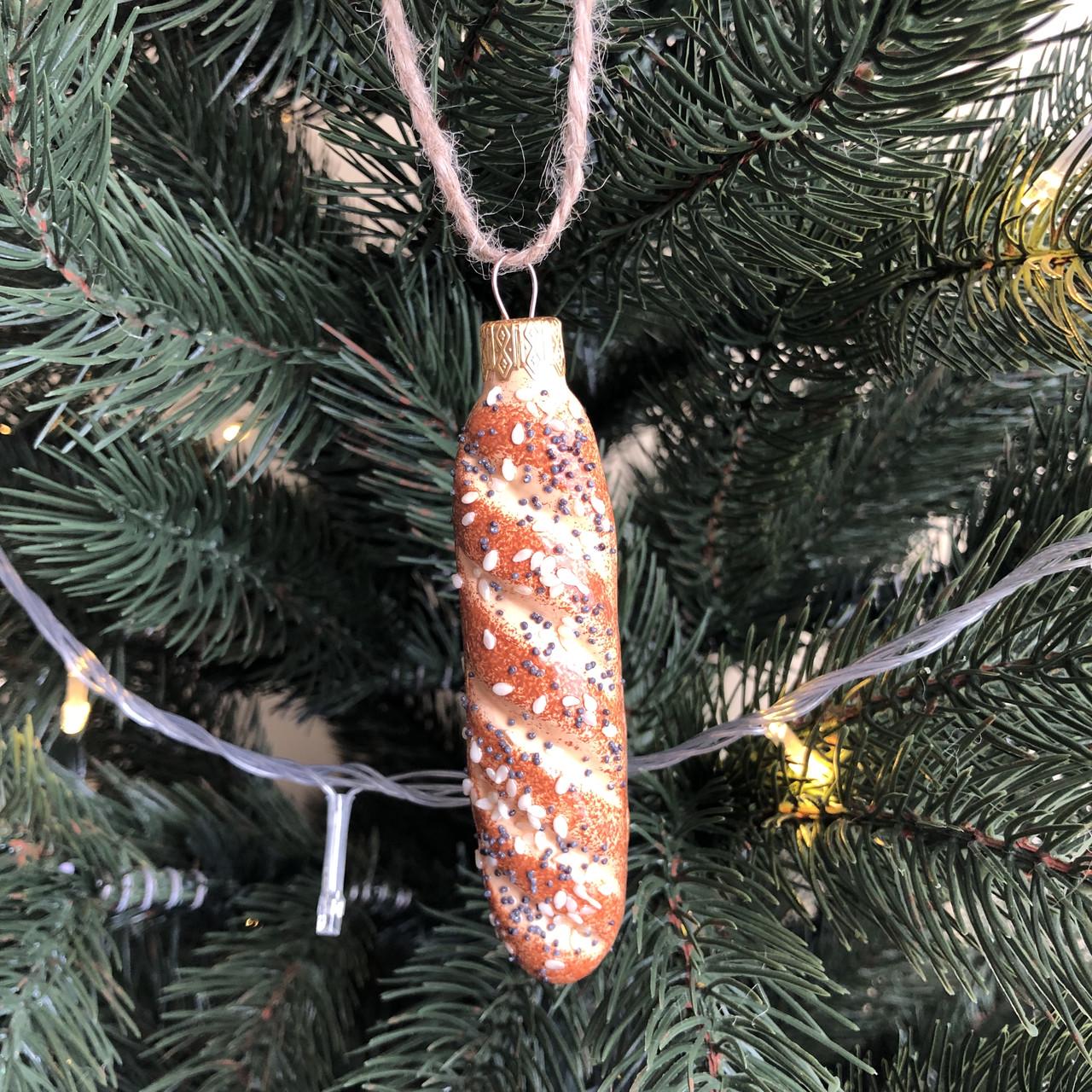 Игрушка новогодняя елочная Батон