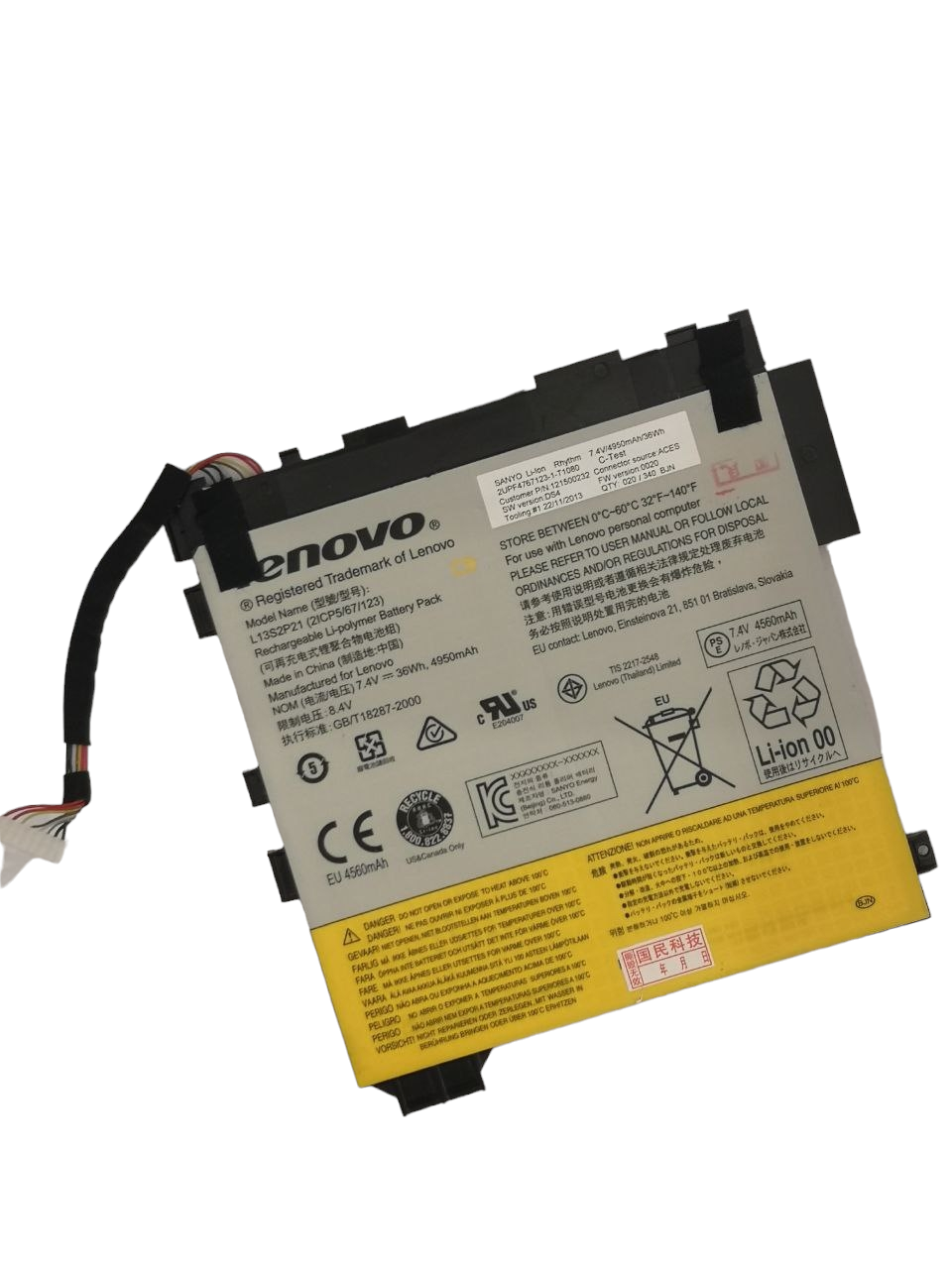 Аккумулятор Lenovo IdeaTab Miix 2 11 L13M2P23/L13S2P21