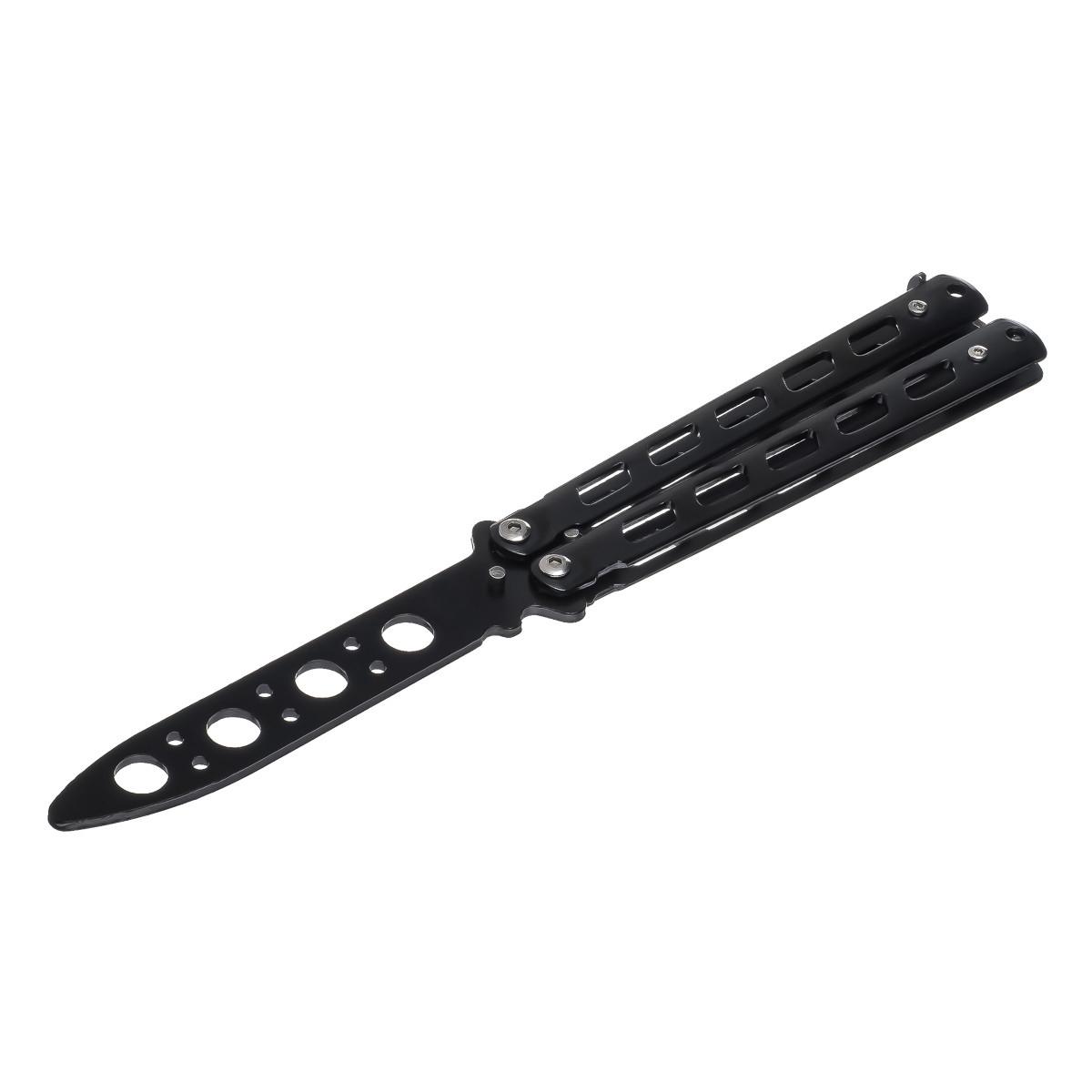 Нож бабочка тренировочная Gradient F-893 black (t6822)