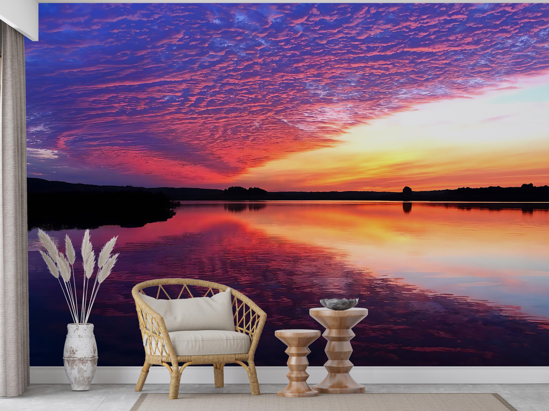 Фотообои флизелиновые Upstream Закат над озером 230х153 см (S5NTR-113/3) - фото 4 Фотообои флизелиновые Upstream Закат над озером 230х153 см (S5NTR-113/3) - фото 4