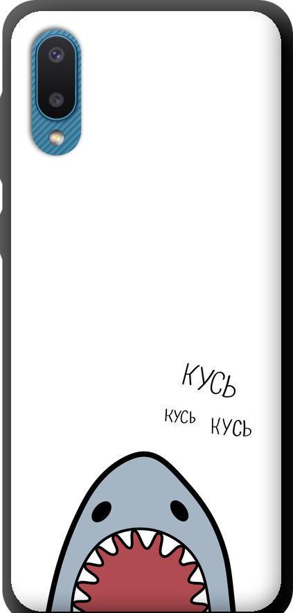 Чехол на Samsung Galaxy A02 A022G Акула (4870b-2260-42517)