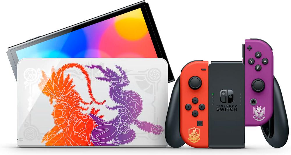 Игровая консоль NINTENDO Switch OLED Pokemon Scarlet & Violet Edition (80353) - фото 7