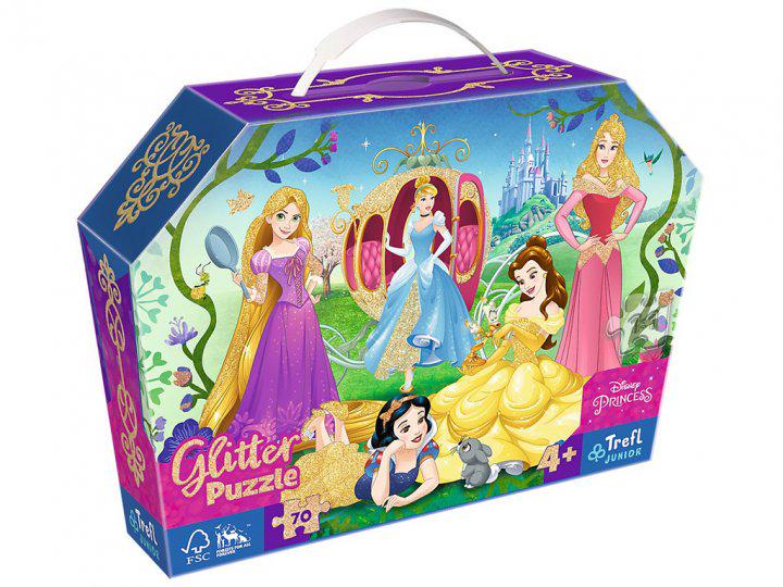 Пазли Trefl Glitter Чарівні принцеси 53017 (5900511530179)