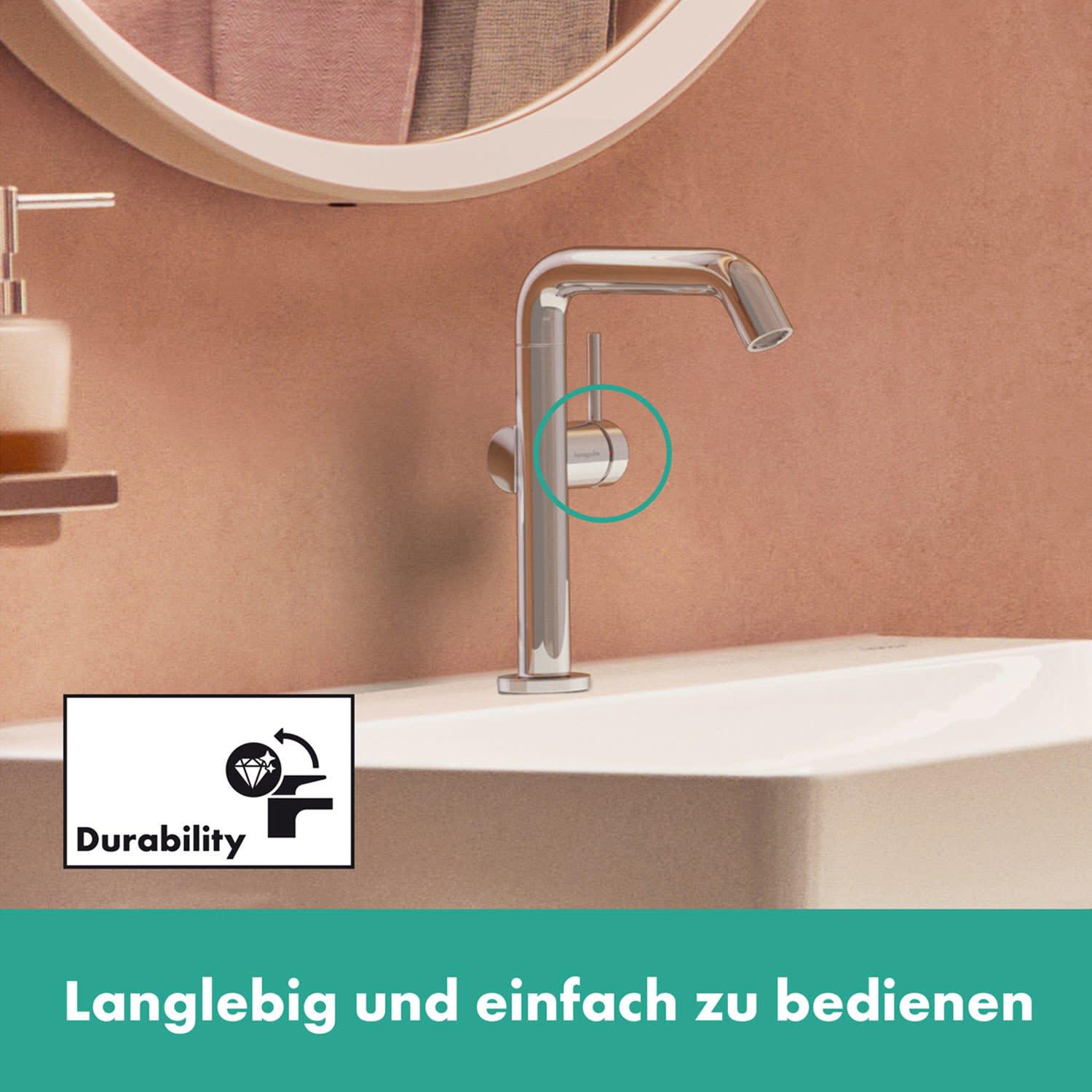 ᐉ Змішувач для умивальника Hansgrohe Tecturis S CoolStart