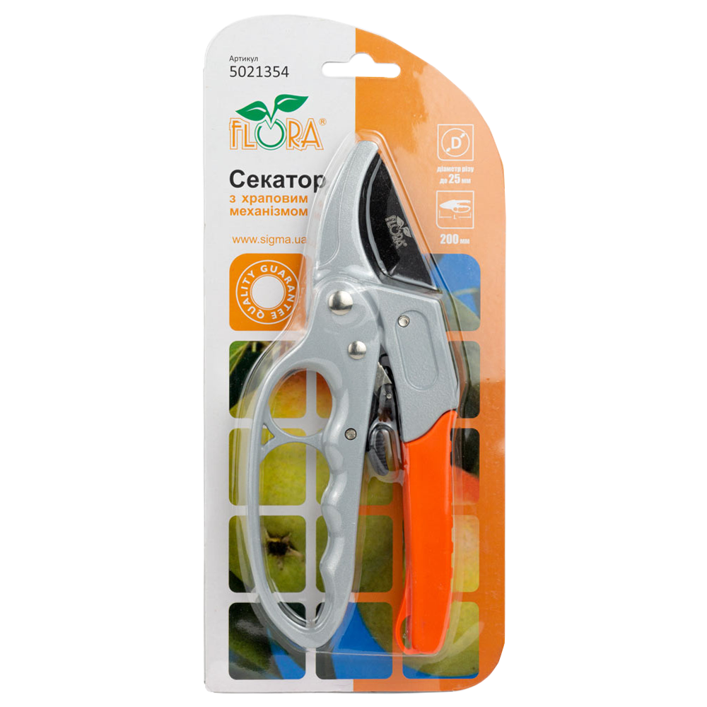 Секатор Flora с храповым механизмом 200 мм (5021354) - фото 2 Секатор Flora с храповым механизмом 200 мм (5021354) - фото 2