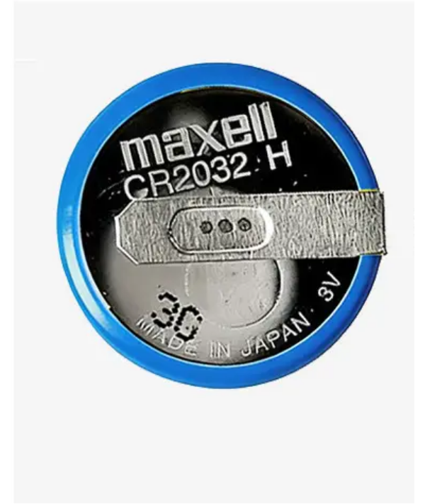 Батарейка литиевая CR2032H 3V с выводами 180° для пайки