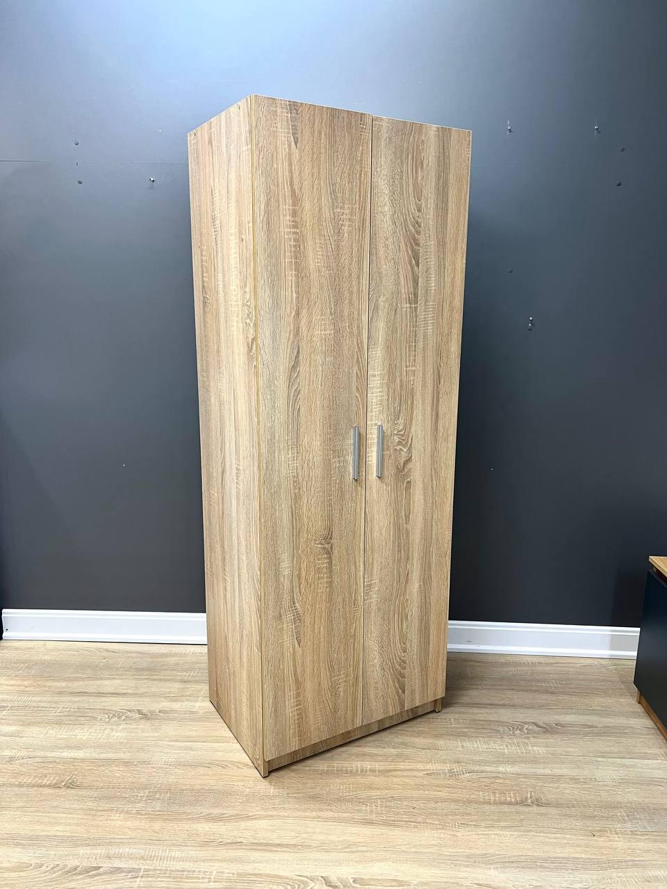 Шафа дводверна Еко 1800х650х450 мм Дуб сонома світлий