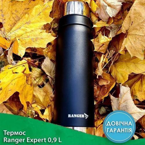 Термос Ranger Expert 0,9 л 8х8х31 см Черный (RA_9932) - фото 8