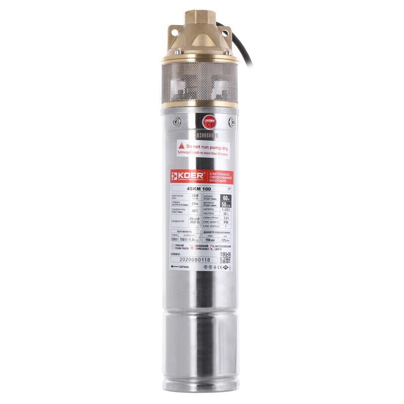 Насос скважинный Koer 4SKM-100 вихревой с пультом 17842368)