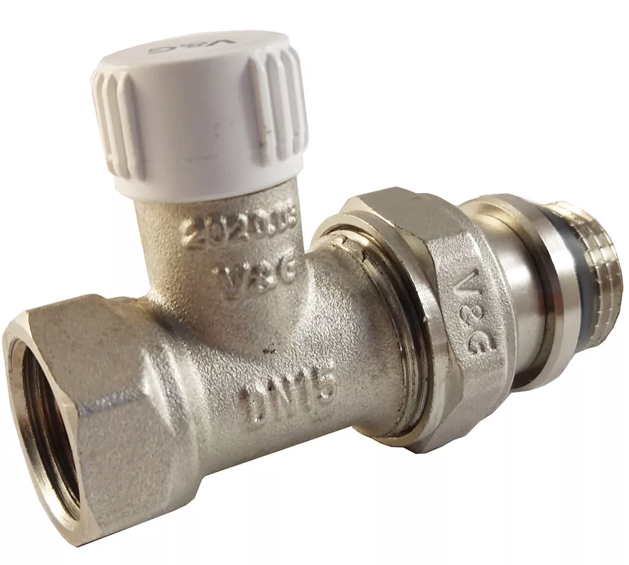 Кран радиаторный прямой V&G VALOGIN 3/4" настраивается (SQ-1040197)